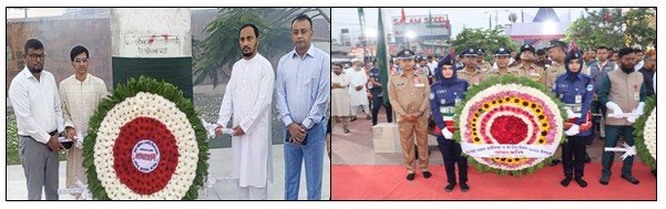 যশোরে মহান স্বাধীনতা ও জাতীয় দিবসে বীর শহিদদের প্রতি শ্রদ্ধাঞ্জলি : নানা কর্মসূচি পালন