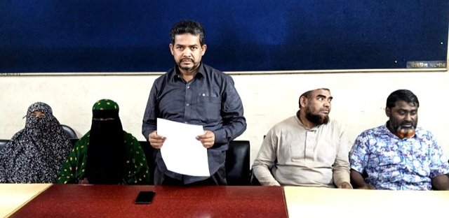 মিথ্যা মামলার প্রতিবাদে যশোর প্রেসক্লাবে সংবাদ সম্মেলন