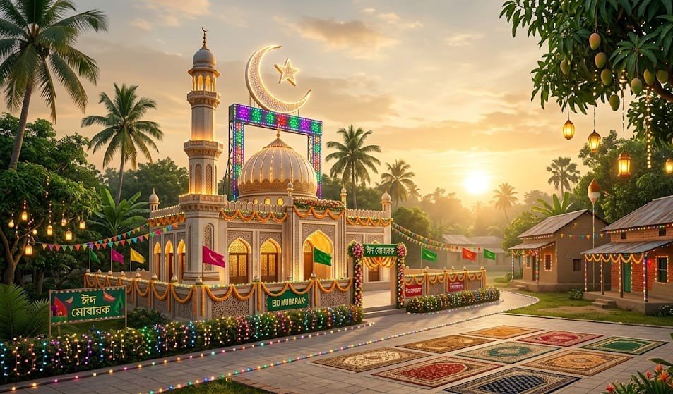 জেনে নিন যশোরে কোথায় কখন অনুষ্ঠিত হবে পবিত্র ঈদুল ফিতরের জামাত