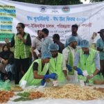 রিক্সা-ইজিবাইক চালক ও পথচারীদের নিয়ে ঈদ-পুর্নমিলনী