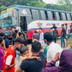 কালীগঞ্জে নিয়ন্ত্রণহীন বাসের চাপায় প্রাণ গেল বাইসাইকেল আরোহীর