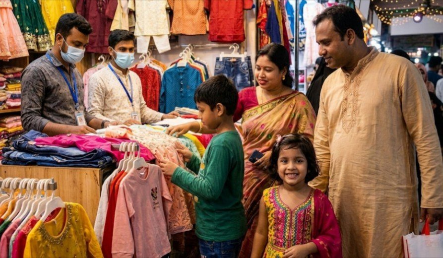 যশোরে ঈদের বাজারে শিশুদের রাজত্ব