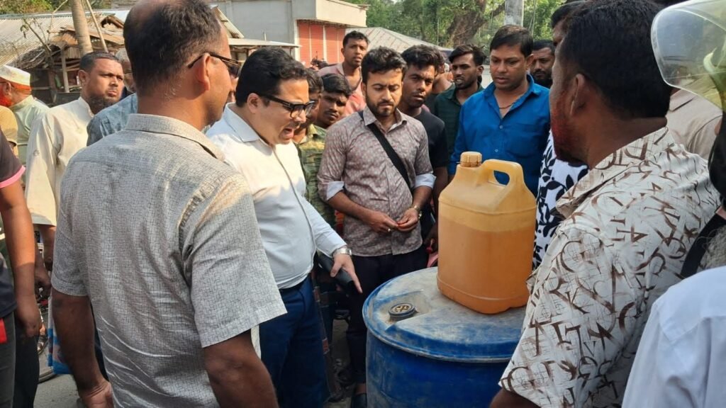 মণিরামপুরে ১৮০০লিটার জ্বালানি উদ্ধার