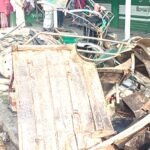 ঘাতক ট্রাকের চাপায় পিষ্ট ইজিবাইক : প্রাণ হারালেন ৩যাত্রী