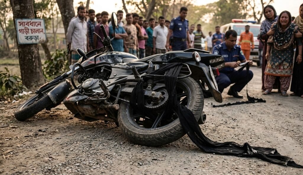 স্ত্রীর বোরকাই কেড়ে নিল স্বামীর প্রাণ!