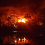 জেলা বিএনপির নেতার বাড়ী সহ ৪০ বসতঘরে অগ্নিসংযোগ : এলাকায় চরম উত্তেজনা