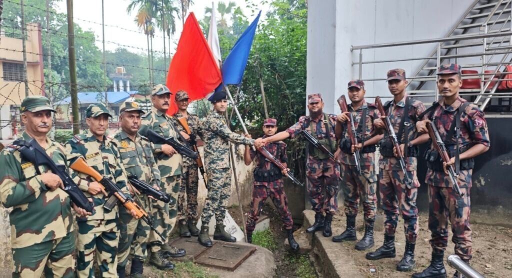 বেনাপোল সীমান্তে বিজিবি-বিএসএফ পতাকা বৈঠক