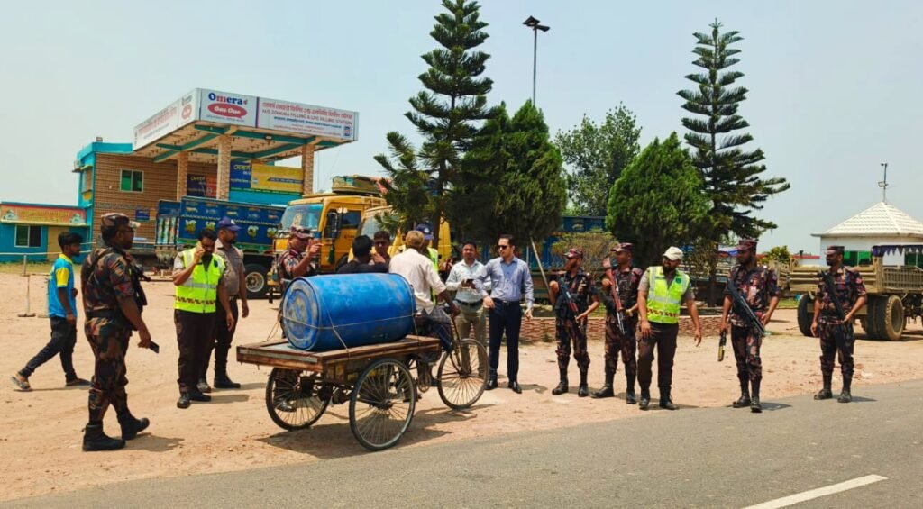 বাগআঁচড়ার জোহরা ফিলিং স্টেশনকে জরিমানা