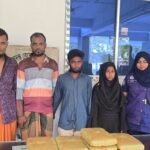 ১২কেজি গাঁজা উদ্ধার : নারী সহ ৪জন আটক